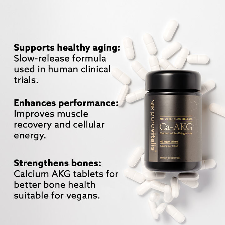 Liposomální Vápník AKG v tabletách - Purovitalis